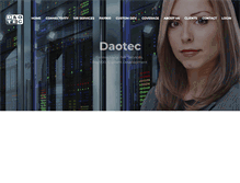 Tablet Screenshot of daotec.com